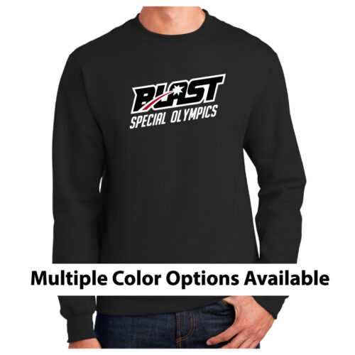 Blast Special Olympics - Printed Fleece Crewneck Sweatshirt (PC90)
