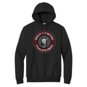 South Metro Thunder - Printed Black Pullover Hoodie (PC90H)