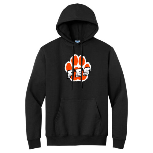 Farmington Elementary School - Black Printed Pullover Hoodie (PC90H) - Image 2