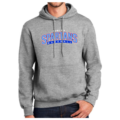 Simley Baseball - Printed Pullover Hoodie (PC90H) - Image 2