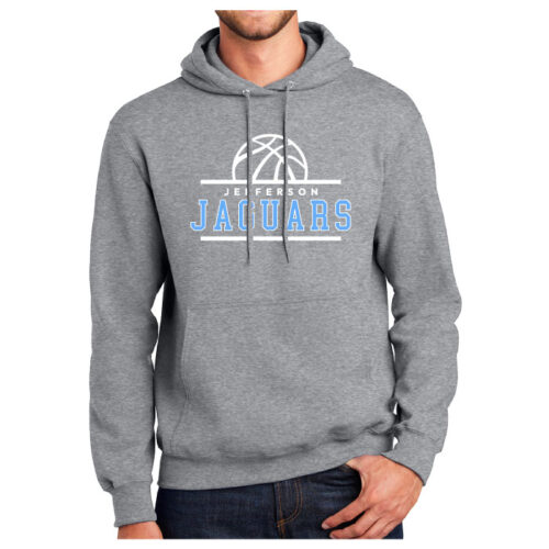 Jefferson Jaguars Basketball - Printed Tall Pullover Hoodie (PC90TH) - Image 2