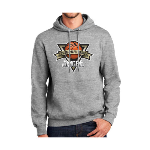 Osseo Maple Grove Basketball - Printed Pullover Hoodie (PC90H) - Image 2