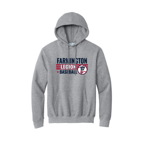 Farmington Legion Baseball - Printed Pullover Hoodie (PC90H) - Image 2