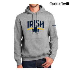 RAHA Boosters - Gray Tackle Twill Pullover Hoodie (PC90H)