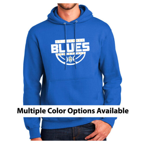 St. Michael Basketball - Printed Pullover Hoodie (PC90H)