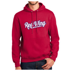 Red Wing Hockey - Red Tackle Twill Pullover Hoodie (PC90H)