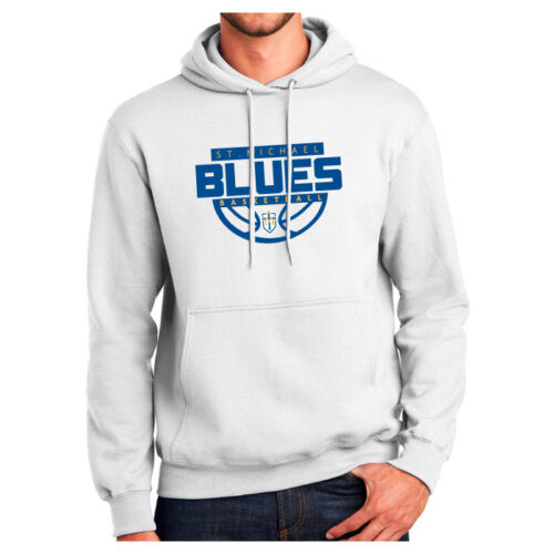 St. Michael Basketball - Printed Pullover Hoodie (PC90H) - Image 2