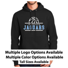 Jefferson Jaguars Basketball - Printed Tall Pullover Hoodie (PC90TH)