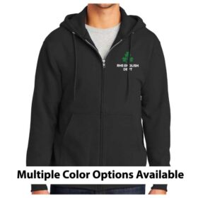 RHS English Department - Embroidered Full-Zip Fleece Hoodie (PC90ZH)