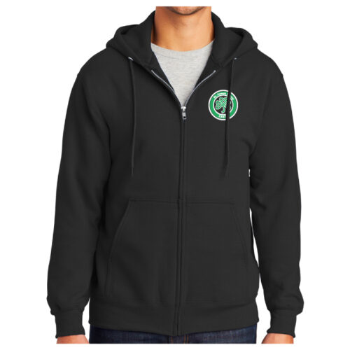 St. Joseph School - Embroidered Full-Zip Fleece Hoodie (PC90ZH) - Image 3