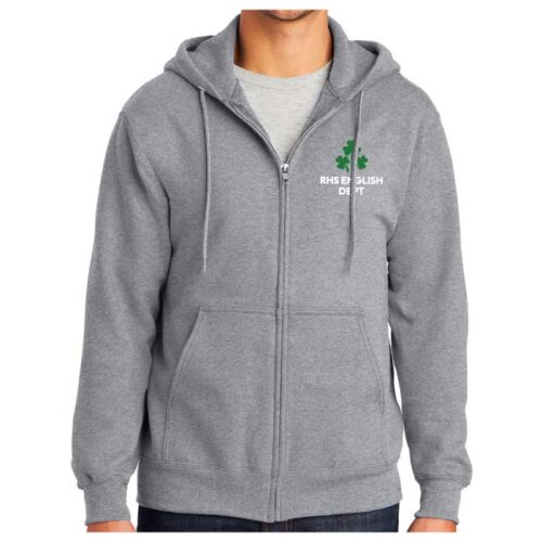 RHS English Department - Embroidered Full-Zip Fleece Hoodie (PC90ZH) - Image 2