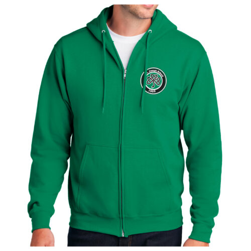 St. Joseph School - Embroidered Full-Zip Fleece Hoodie (PC90ZH) - Image 2
