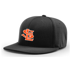 St. Louis Park Youth Baseball - Black Embroidered FlexFit Cap (PTS20)