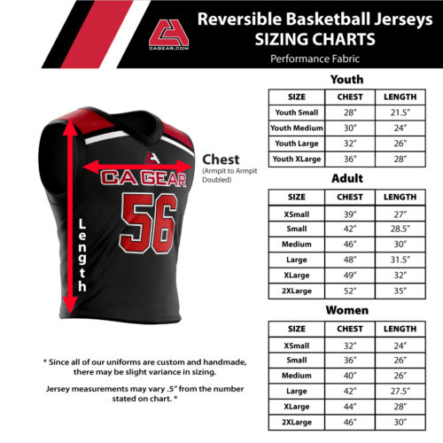 Farmington Youth Basketball - Full-Dye Jersey (Girls) - Image 3