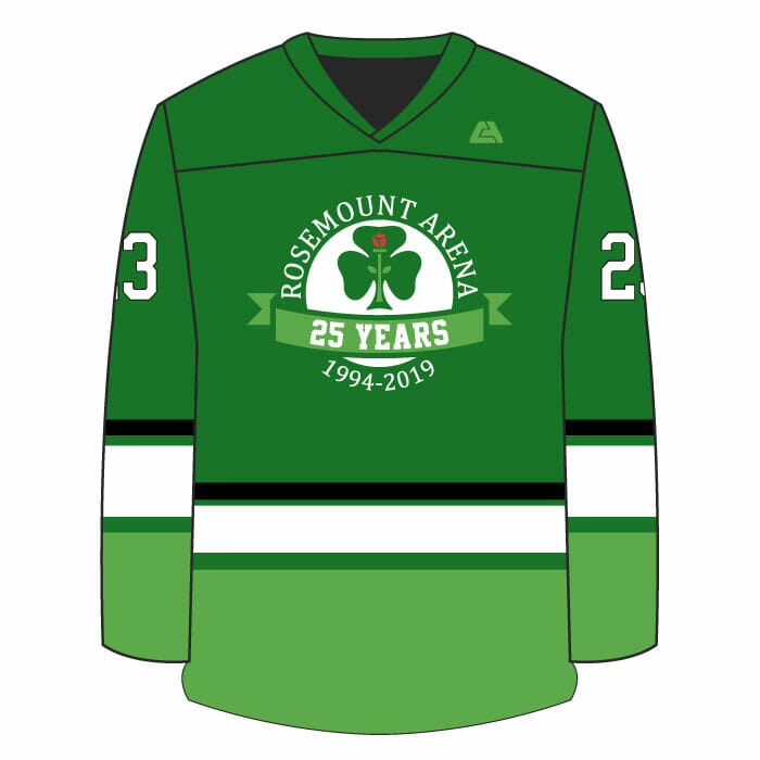 Custom Boston Bruins Hockey Jersey Name and Number St. Patrick's Day Green