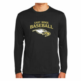 East Ridge Baseball - Longsleeve Printed Performance Tee (ST350LS)