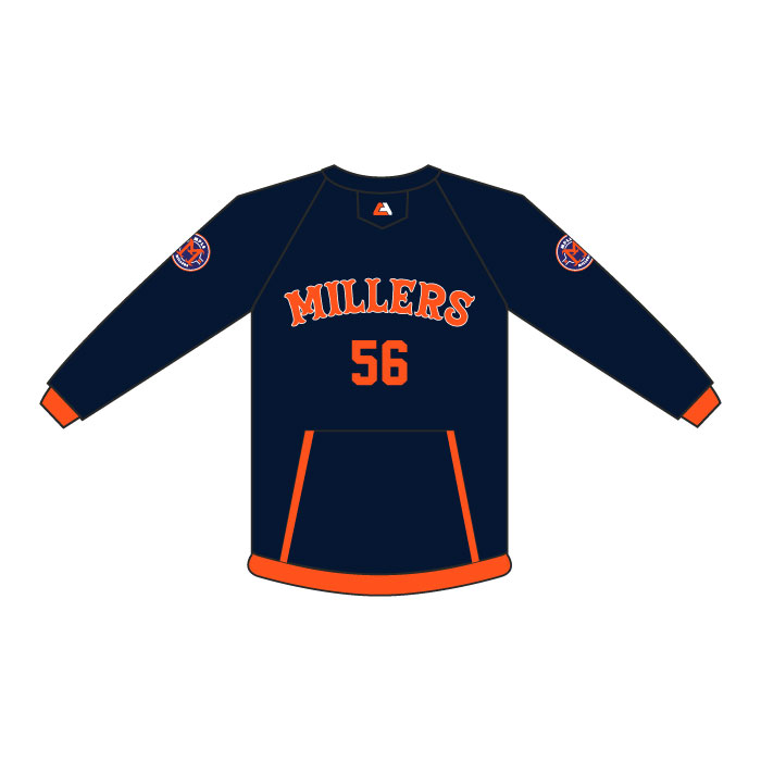 Minneapolis Millers Baseball - Full-Dye Crew Neck Pullover