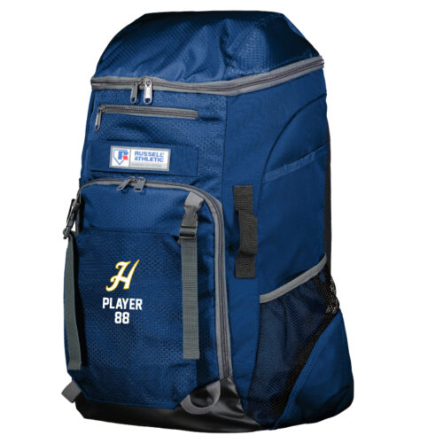 Highland Baseball - Russell Navy Embroidered Diamond Gear Backpack (R01DWM)