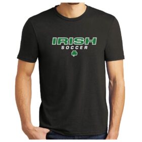 Rosemount Girls Soccer - "Fans Only" Black Short Sleeve Printed Tee (DM130)