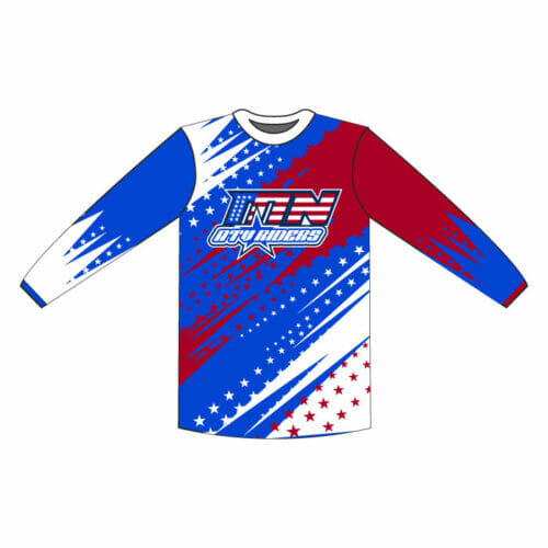 MN ATV - Full-Dye "Red White & Blue" Longsleeve Jersey