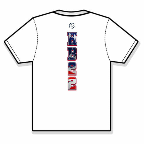 HB22 - Sublimated "RWB" Performance Tee (ST350) - Image 2