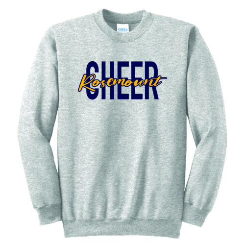 Rosemount Cheer - Printed Fleece Crewneck Sweatshirt (PC90)