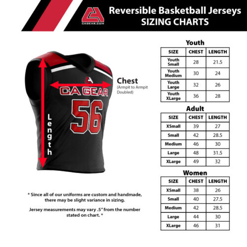 Rosemount Travel Basketball - Full-Dye Reversible Uniform Jersey (Girls) - Image 3