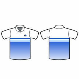CA Gear - Full-Dye "Rising Stripe" Golf Polo