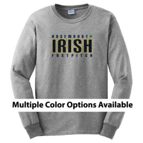 Rosemount Fastpitch - Printed Cotton Long Sleeve T-Shirt (G2400)