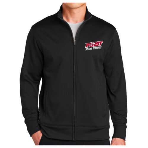 Blast Special Olympics - Black Embroidered Full-Zip Jacket (ST241)