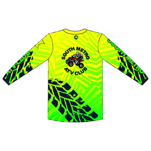 South Metro ATV - Full-Dye Long Sleeve V-Neck Jersey - Image 2