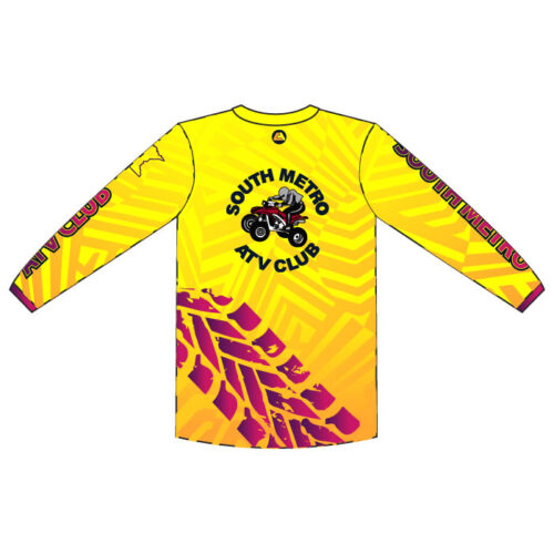 South Metro ATV - Full-Dye Long Sleeve V-Neck Jersey - Image 4