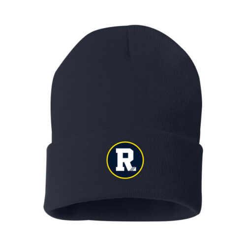Rosemount High School Hockey - Navy Embroidered Cuffed Beanie (SP12)