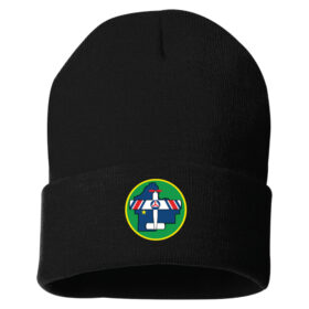 Civil Air Patrol 130th Composite Squadron - Black Embroidered Cuffed Beanie (SP12)