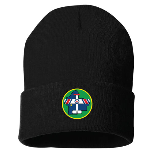 Civil Air Patrol 130th Composite Squadron - Black Embroidered Cuffed Beanie (SP12)