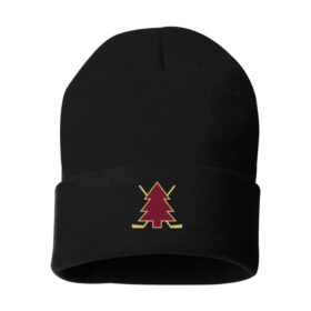 Lakeville Lumberjacks - Black Embroidered Cuffed Beanie (SP12)