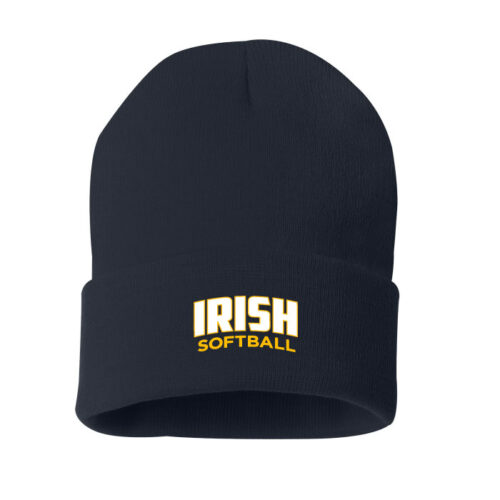 RHS Girls Softball - Navy Embroidered Cuffed Beanie (SP12)