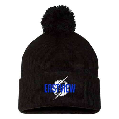 Eastview Volleyball - Embroidered Pom Stocking Cap (SP15)