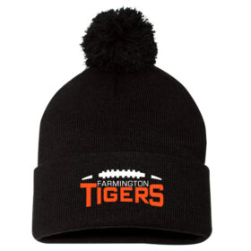 Farmington Football - Embroidered Pom Stocking Cap (SP15)