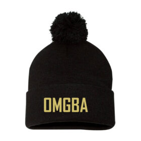 Osseo Maple Grove Basketball - Black Embroidered Pom Stocking Cap (SP15)
