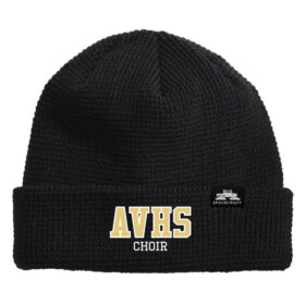 Apple Valley High School Choir - Black Embroidered Spacecraft Index Beanie (SPC8)