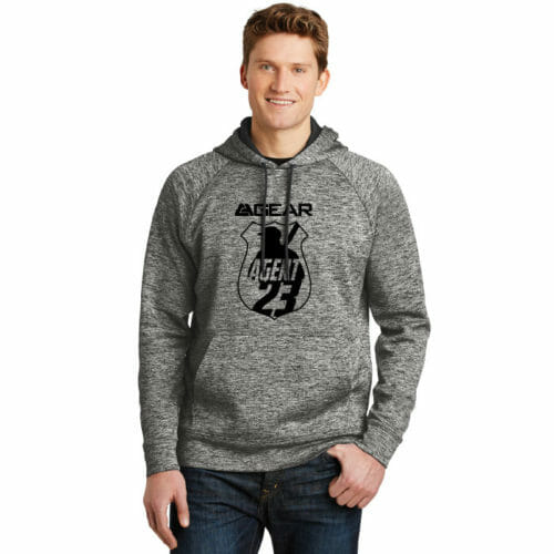 Agent 23 - Electric Heather Fleece Hooded Pullover (ST225)