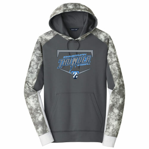 Zimmerman Baseball - Colorblock Performance Vinyl Hoodie (ST231) - Image 2