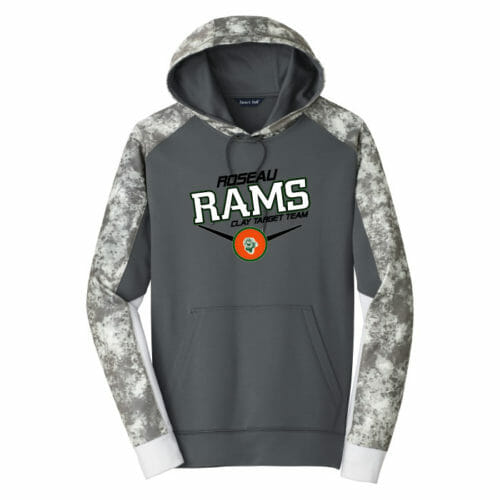 Roseau Clay Target Team - Colorblock Performance Vinyl Hoodie (ST231)