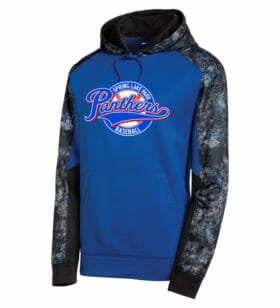 SLP Baseball - Printed Colorblock Pullover Hoodie (ST231)