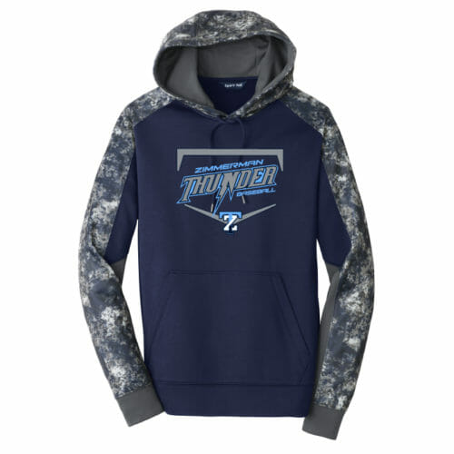 Zimmerman Baseball - Colorblock Performance Vinyl Hoodie (ST231)