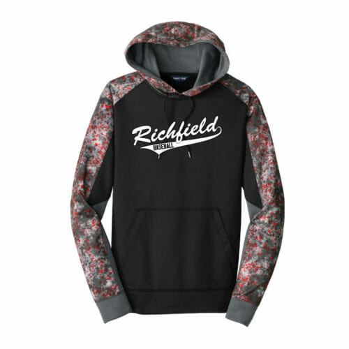 Richfield Baseball - Colorblock Performance Vinyl Hoodie (ST231) - Image 2