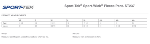 MN Stars - Black Embroidered Fleece Pant (ST237) - Image 2