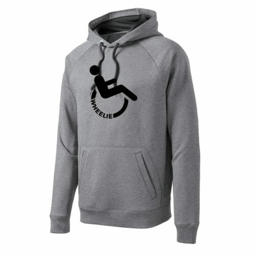 Wheelie - Pullover Vinyl Hoodie (ST250) - Image 2
