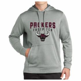 SSP Fastpitch - Silver Heather Printed Performance Hoodie (ST264)